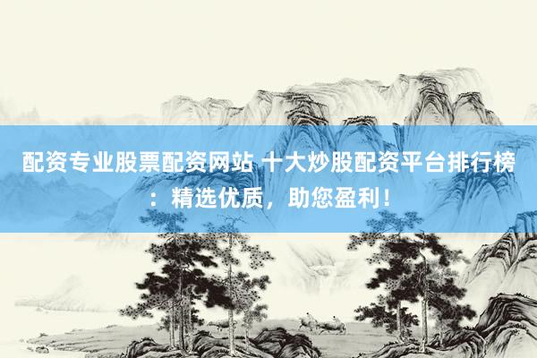 配资专业股票配资网站 十大炒股配资平台排行榜：精选优质，助您盈利！