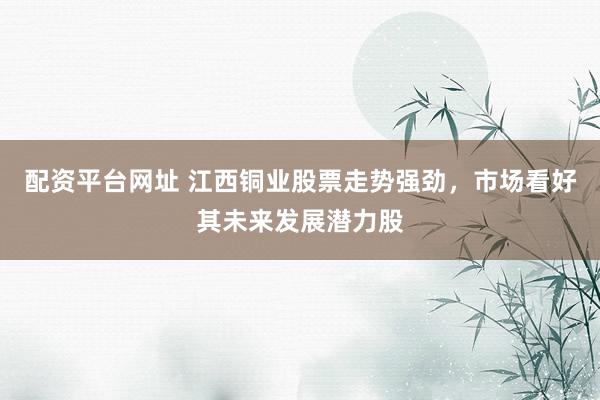 配资平台网址 江西铜业股票走势强劲，市场看好其未来发展潜力股