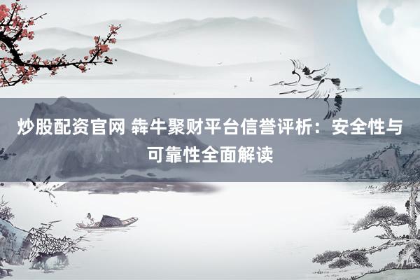 炒股配资官网 犇牛聚财平台信誉评析:安全性与可靠性全面解读